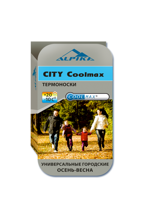 Термоноски ALPIKA ALPIKA. Артикул: Термоноски CITY Coolmax (-10) 70 гр