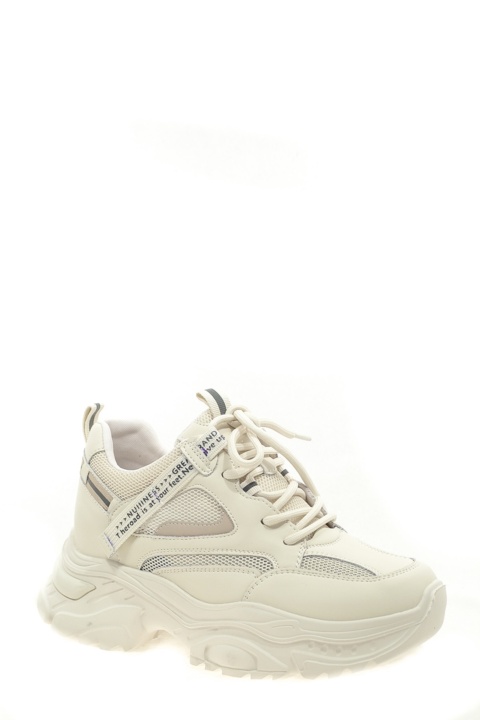 Кроссовки Klasiya. Артикул: Klasiya 8037-N-C milk tea color white