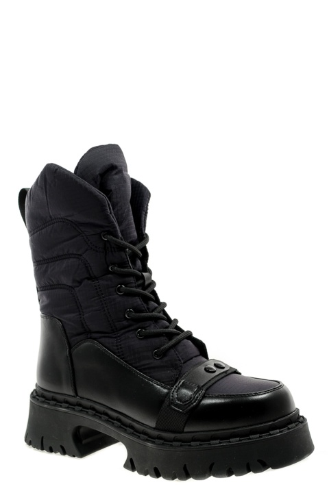 Ботинки Дутики утепленные шерстью . Артикул: OM SS33 3029D-L497-W-1 black