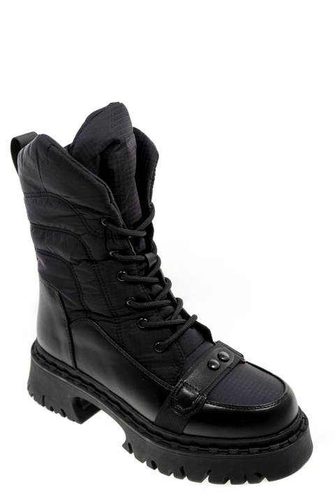 Ботинки Дутики утепленные шерстью . Артикул: OM SS33 3029D-L497-W-1 black