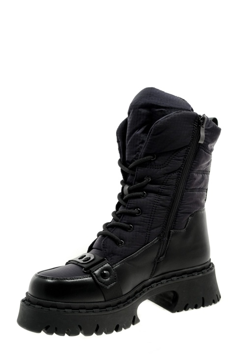 Ботинки Дутики утепленные шерстью . Артикул: OM SS33 3029D-L497-W-1 black
